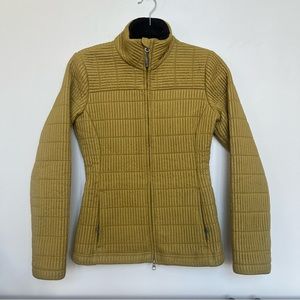 Atletha Green/Yellow Light Puff Jacket
